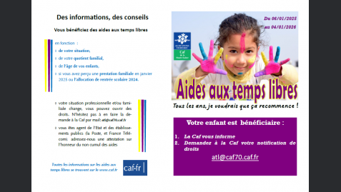 Campagne Aide aux Temps Libres (ATL)